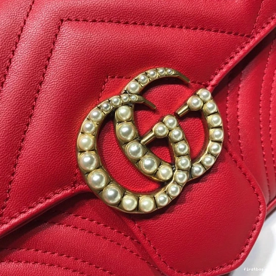 Firstbag ru Marmont GG Bag GUCCI Belt Pearl Chain 0809